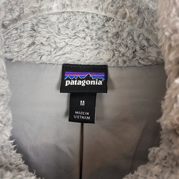 Patagonia Woman’s Los Gatos Fleece Jacket in Light Grey Size Medium - Picture 15 of 16